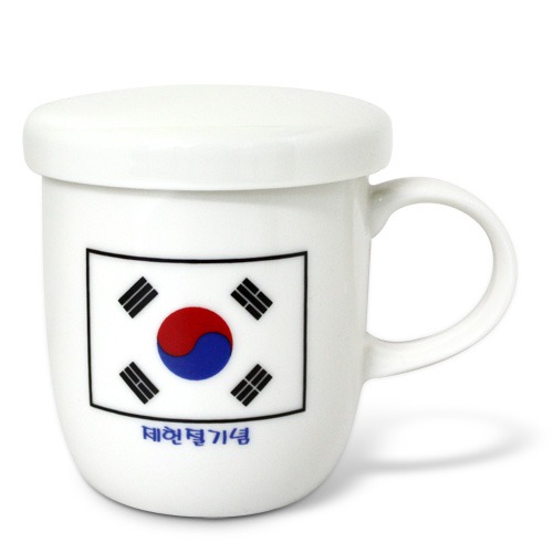 물방울 머그컵 뚜껑