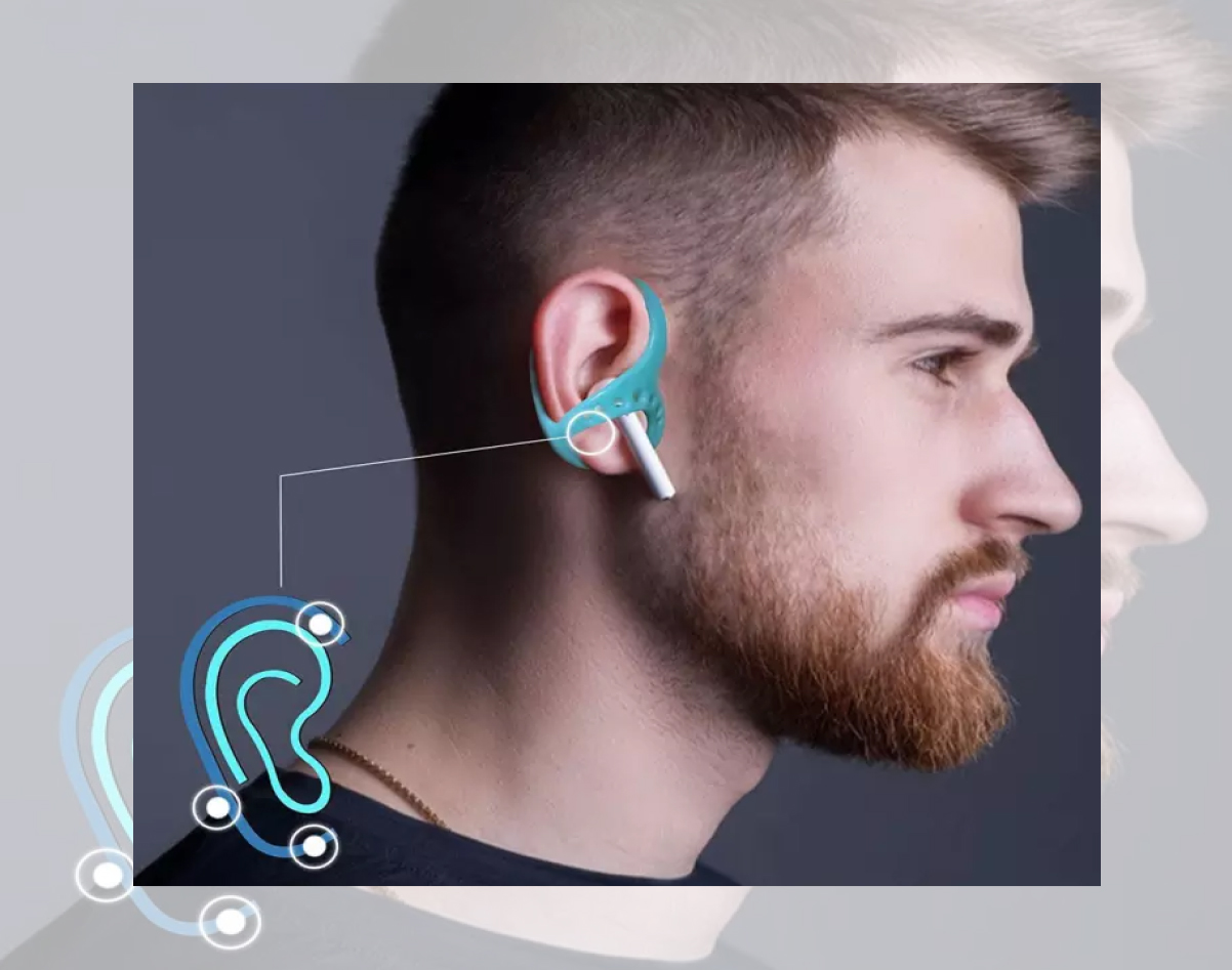 블루투스 이어폰 고정밴드 레져 스포츠용 홀더